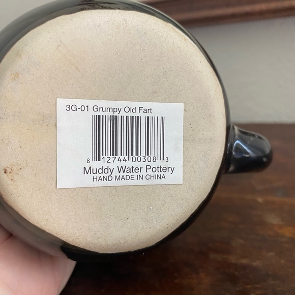 Muddy Waters Mug “Grumpy Old Fart" Ceramic Pottery Style Coffee Mug - Picture 3 of 6